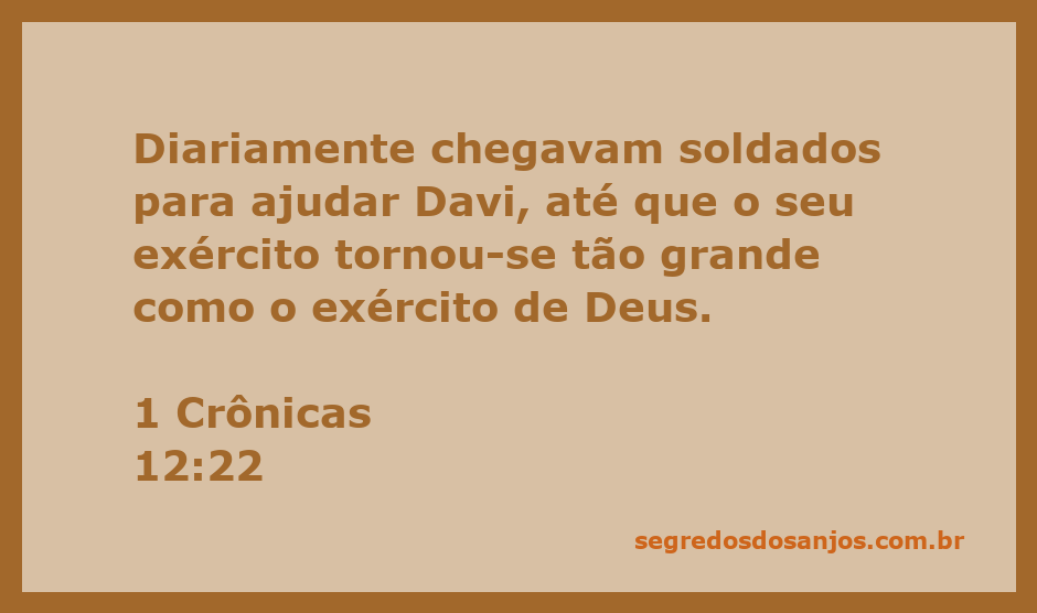 Soldados reunidos em apoio a Davi, simbolizando a força e a unidade do exército de Deus.