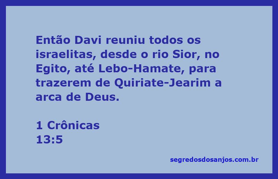 Davi reúne os israelitas para trazer a arca de Deus de Quiriate-Jearim