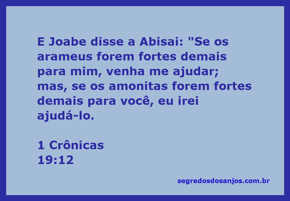 Ilustração de Joabe e Abisai discutindo estratégias de batalha