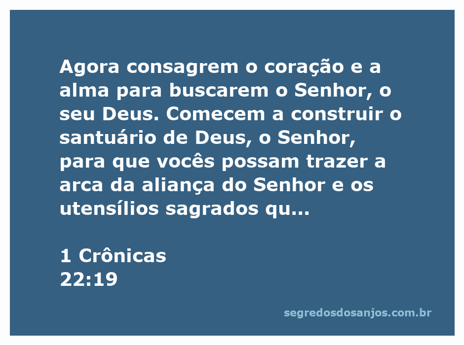 Uma imagem representativa da construção de um santuário, simbolizando a busca por Deus e a dedicação ao Senhor.