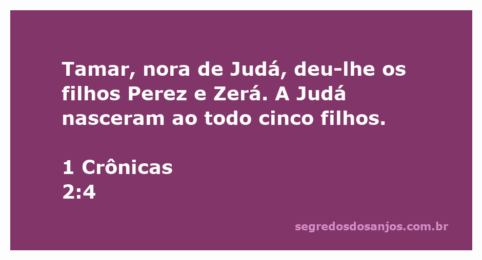 Imagem representativa da genealogia de Judá, destacando Tamar e seus filhos Perez e Zerá.