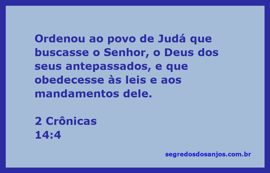 Imagem ilustrativa do rei Asa de Judá ordenando ao povo que buscasse o Senhor e seguisse suas leis.