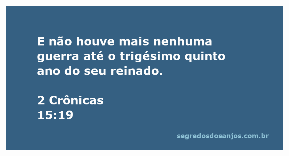 Imagem representando a paz durante o reinado, simbolizando a ausência de guerras.
