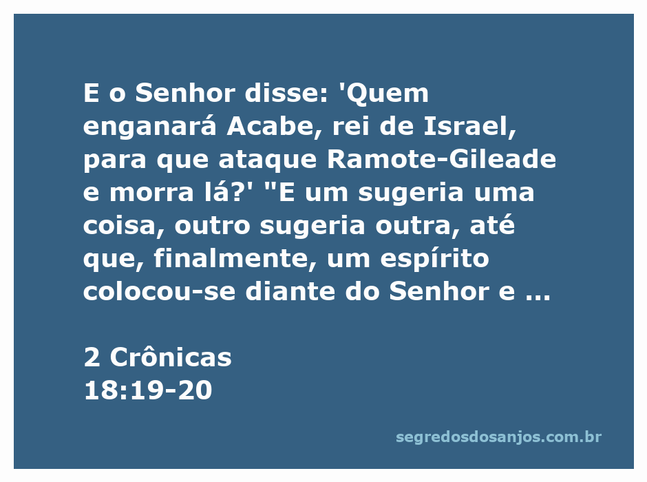 Representação do Senhor consultando sobre o engano de Acabe, rei de Israel, em uma cena celestial.