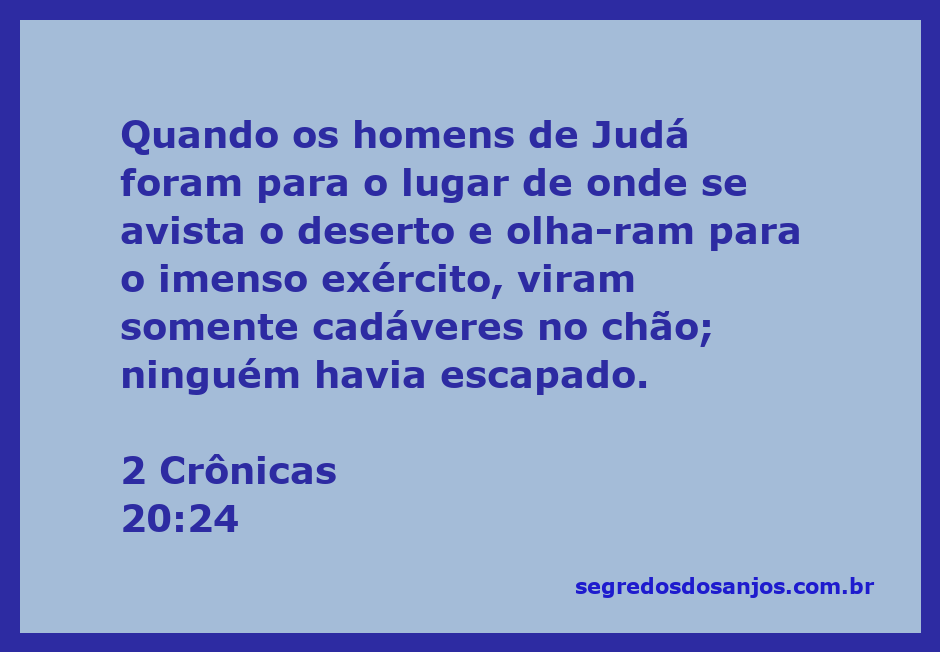 Imagem de uma batalha vencida com soldados caídos no chão, representando a vitória de Judá sobre seus inimigos.