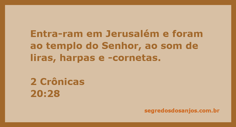 Grupo de pessoas celebrando em Jerusalém com instrumentos musicais como liras, harpas e cornetas.