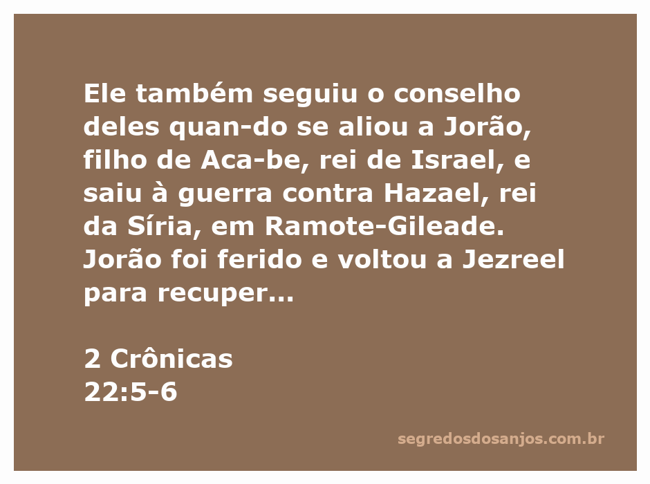 Ilustração da batalha entre Judá e a Síria, destacando Acazias e Jorão na cidade de Jezreel.