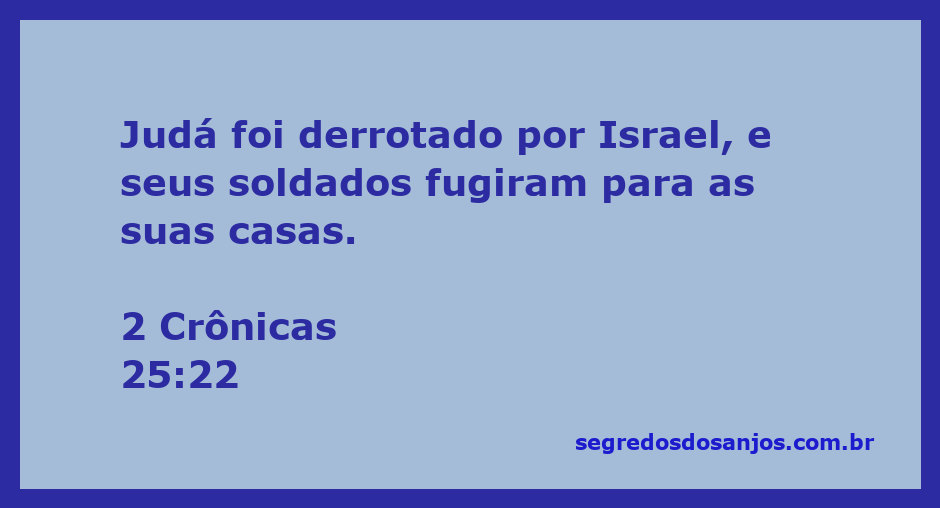Ilustração da derrota de Judá por Israel conforme 2 Crônicas 25:22, mostrando soldados em fuga.