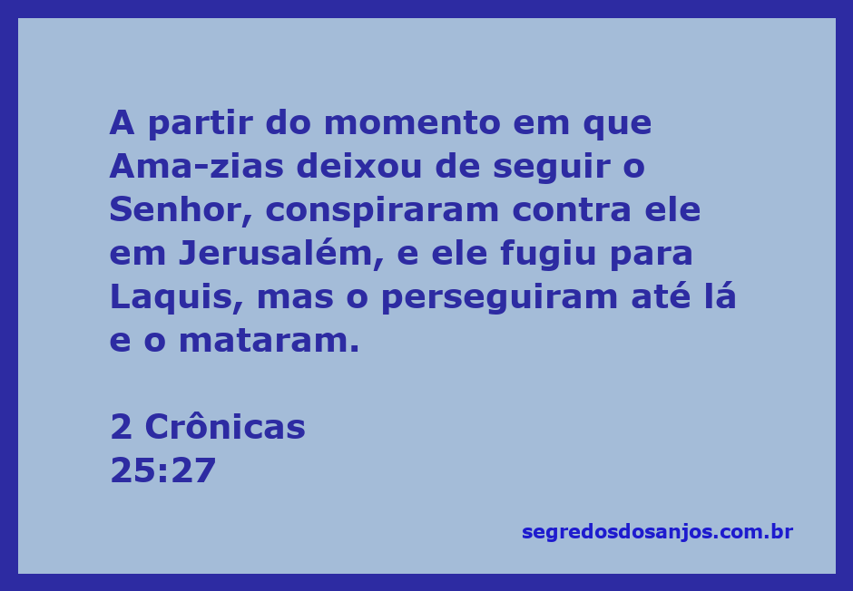 A ilustração de Amazias, o rei de Judá, fugindo de seus perseguidores em Laquis.