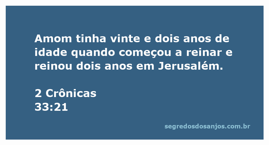Retrato de Amom, rei de Judá, representando sua juventude e breve reinado em Jerusalém.