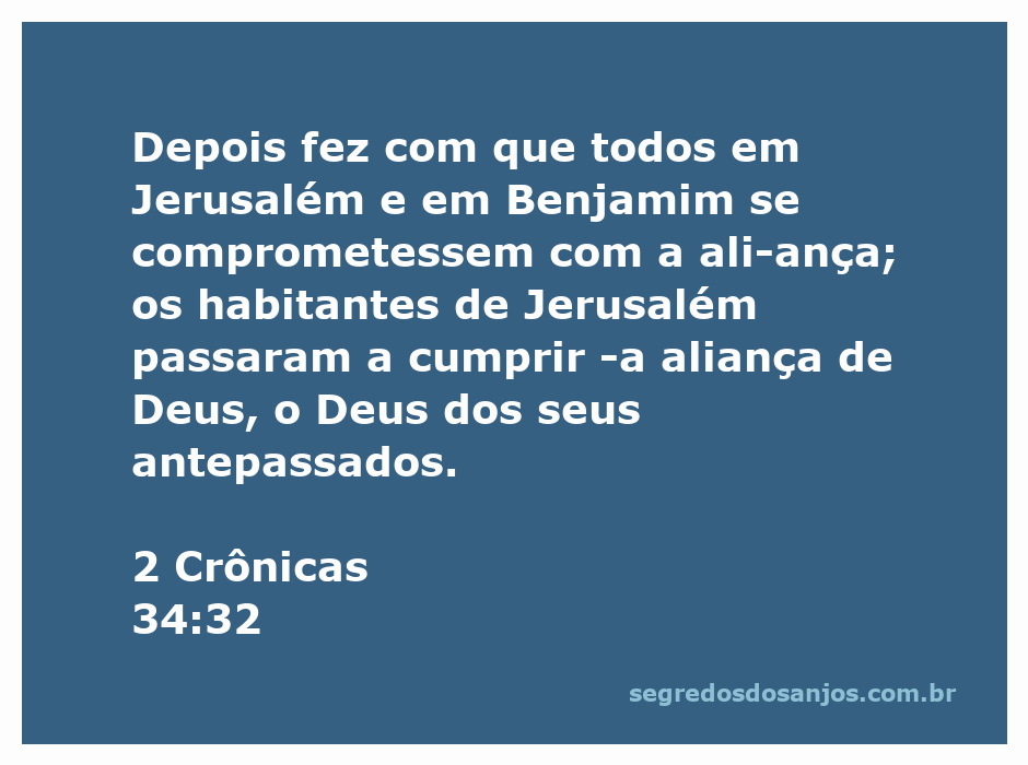 Reunião dos habitantes de Jerusalém e Benjamim comprometendo-se com a aliança de Deus