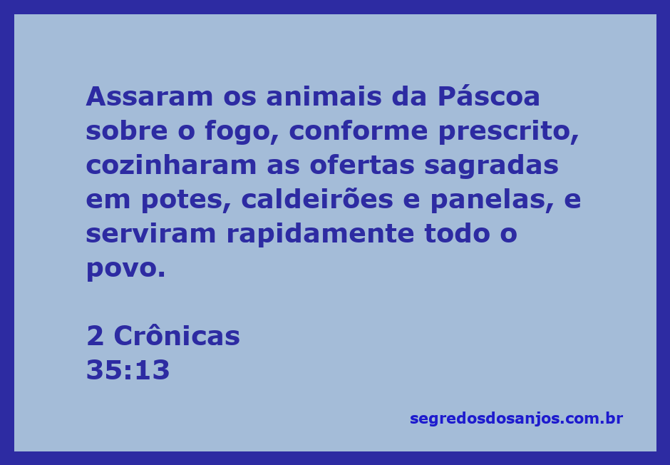 Preparação da Páscoa com animais assados e ofertas sagradas em panelas.