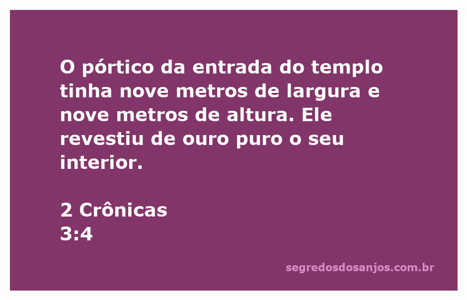 Imagem do pórtico da entrada do templo com dimensões de nove metros de largura e altura, revestido de ouro puro.