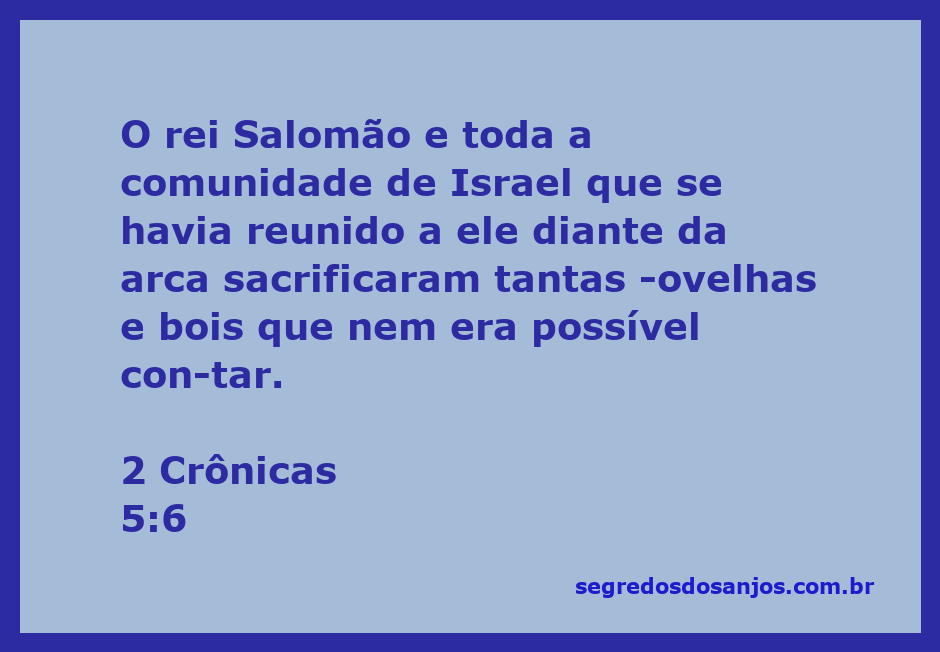 Rei Salomão e a comunidade de Israel sacrificando ovelhas e bois diante da arca da aliança