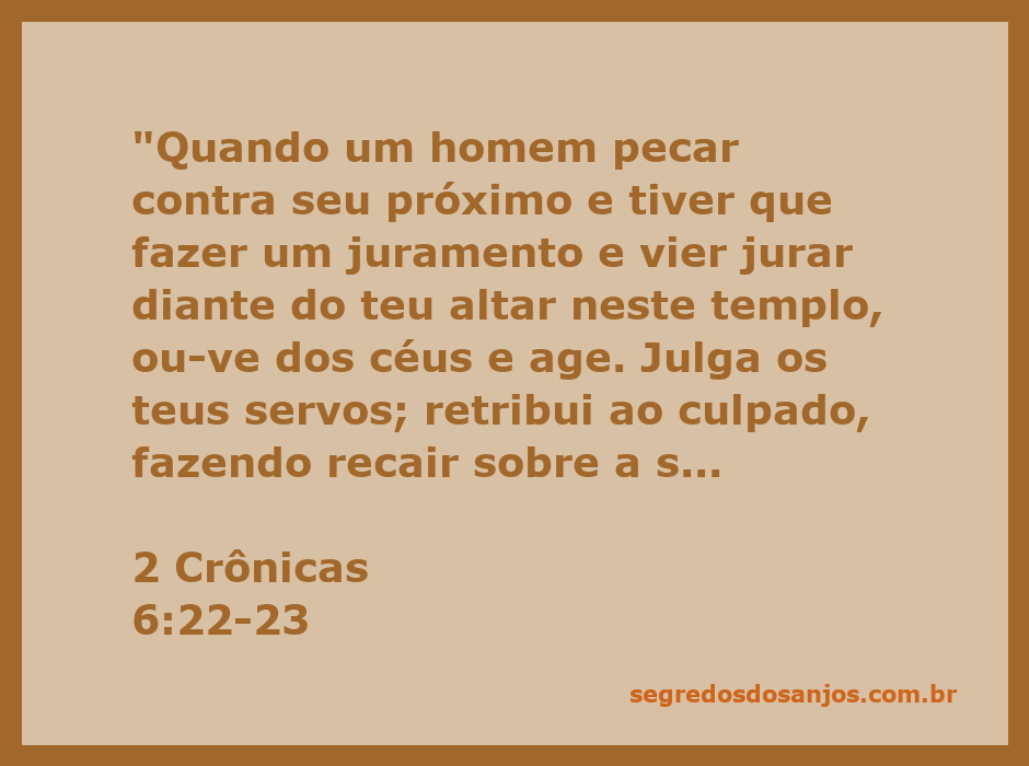 Ilustração de um homem fazendo um juramento no templo, simbolizando a busca por justiça e verdade.