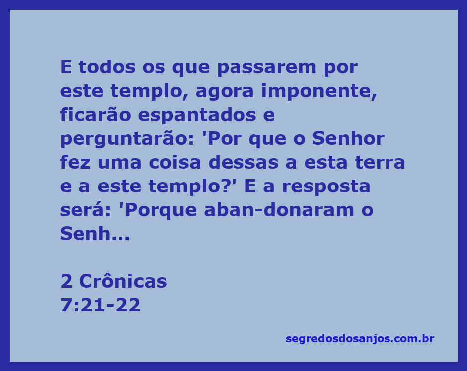 Imagem do templo impressionante em 2 Crônicas 7:21-22, simbolizando a desolação e a adoração a deuses estranhos.