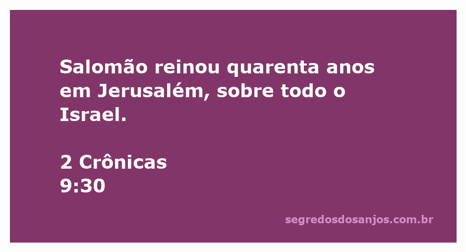 Imagem representativa do reinado de Salomão em Jerusalém, simbolizando seus 40 anos de governo sobre Israel.