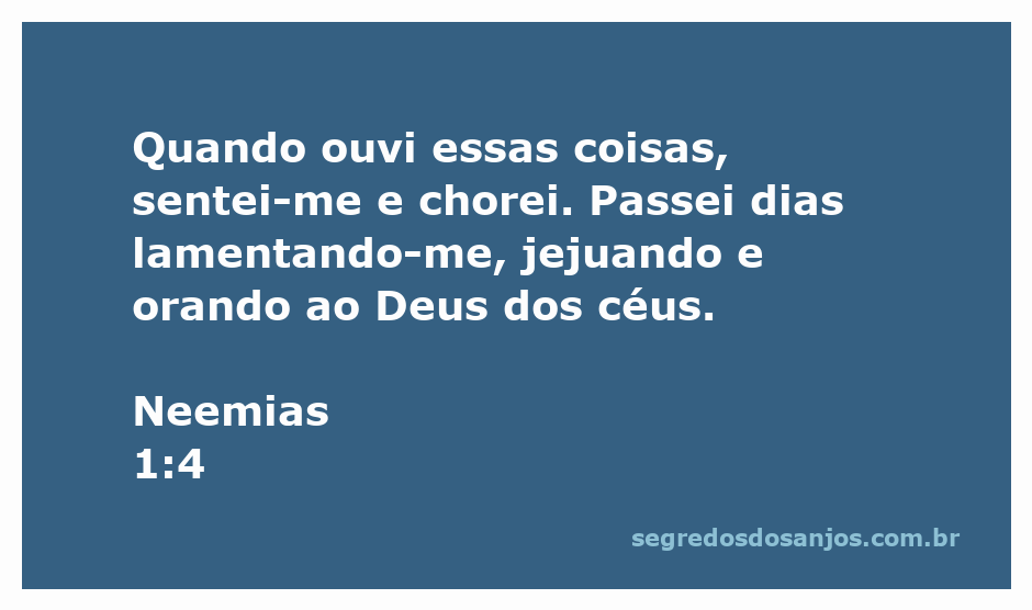 Imagem de Neemias em oração, refletindo sobre as dificuldades de seu povo e buscando a orientação de Deus.
