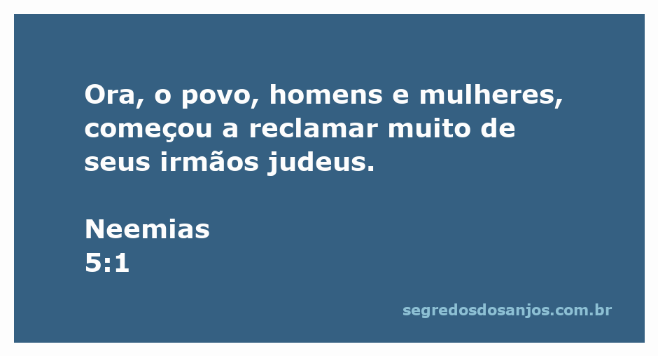 Imagem representando a queixa do povo judeu em Neemias 5:1