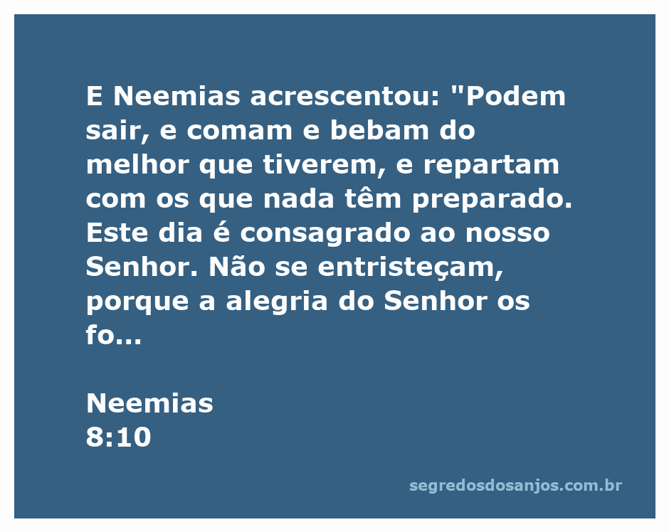 Imagem de Neemias instruindo o povo a celebrar e compartilhar alimentos em um dia sagrado.