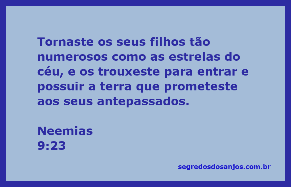 Imagem representando a promessa de Deus sobre a multiplicação dos filhos de Israel como as estrelas do céu.