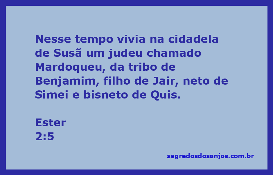 Ilustração de Mardoqueu, um judeu da tribo de Benjamim, na cidadela de Susã, conforme descrito em Ester 2:5.
