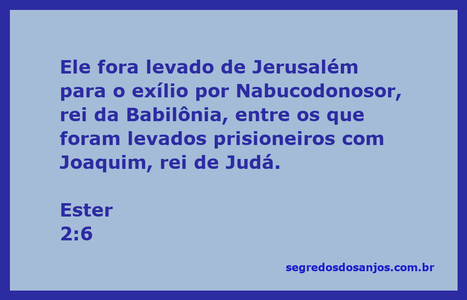 Ilustração representando a deportação dos hebreus para a Babilônia, destacando a figura de Ester e a referência ao exílio.
