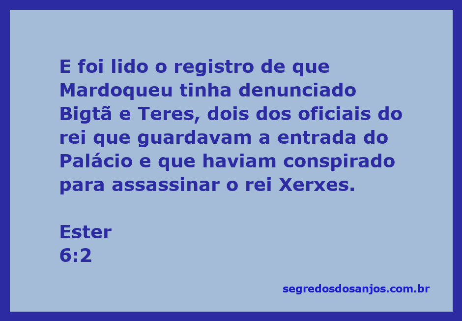 Mardoqueu denunciando a conspiração contra o rei Xerxes.