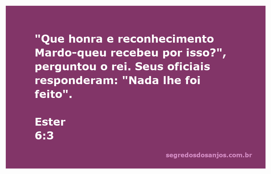 O rei questiona sobre a honra dada a Mardoqueu, com um fundo que representa a história de Ester.