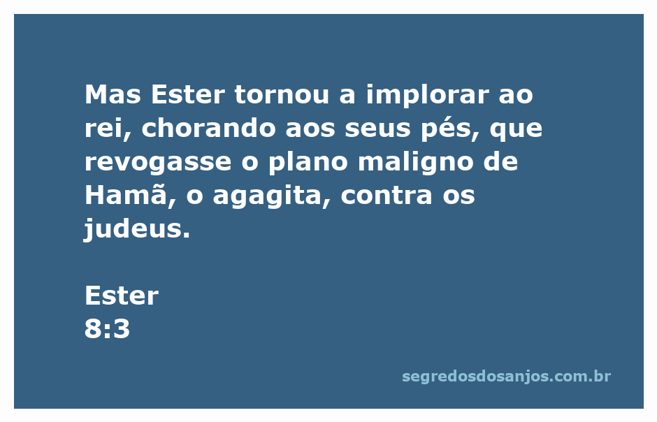 Ester implorando ao rei, com lágrimas nos olhos, para salvar os judeus do plano maligno de Hamã.
