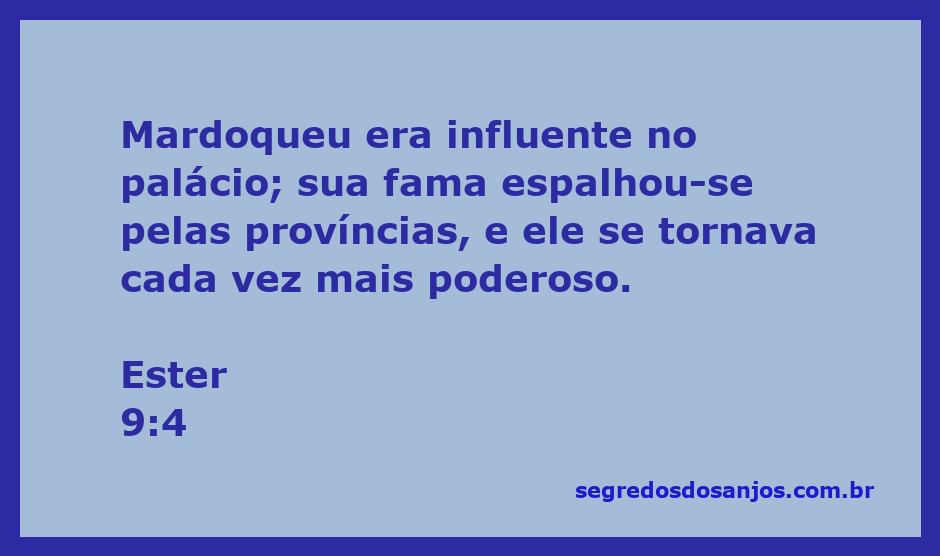 Mardoqueu, figura influente e poderosa na história de Ester, representando a ascensão de sua fama nas províncias.
