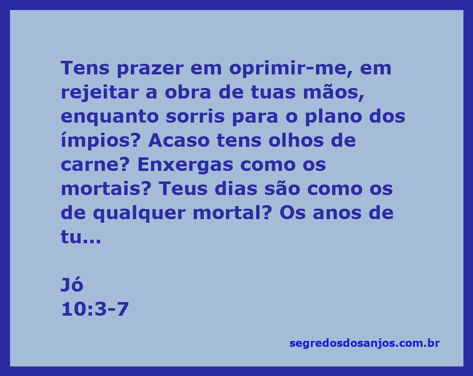 Representação artística da angústia de Jó questionando a Deus sobre sua dor e injustiça.