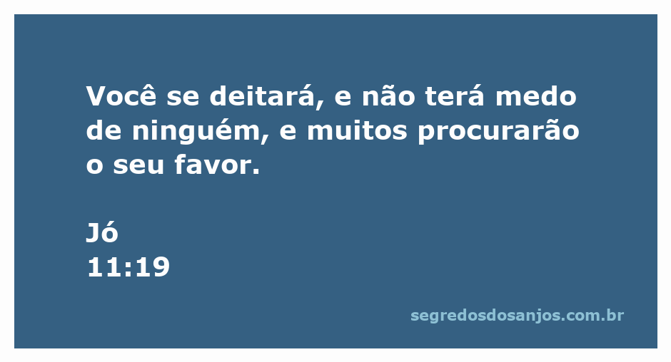 Imagem que ilustra Jó 11:19, destacando a paz e a segurança que vem da fé.