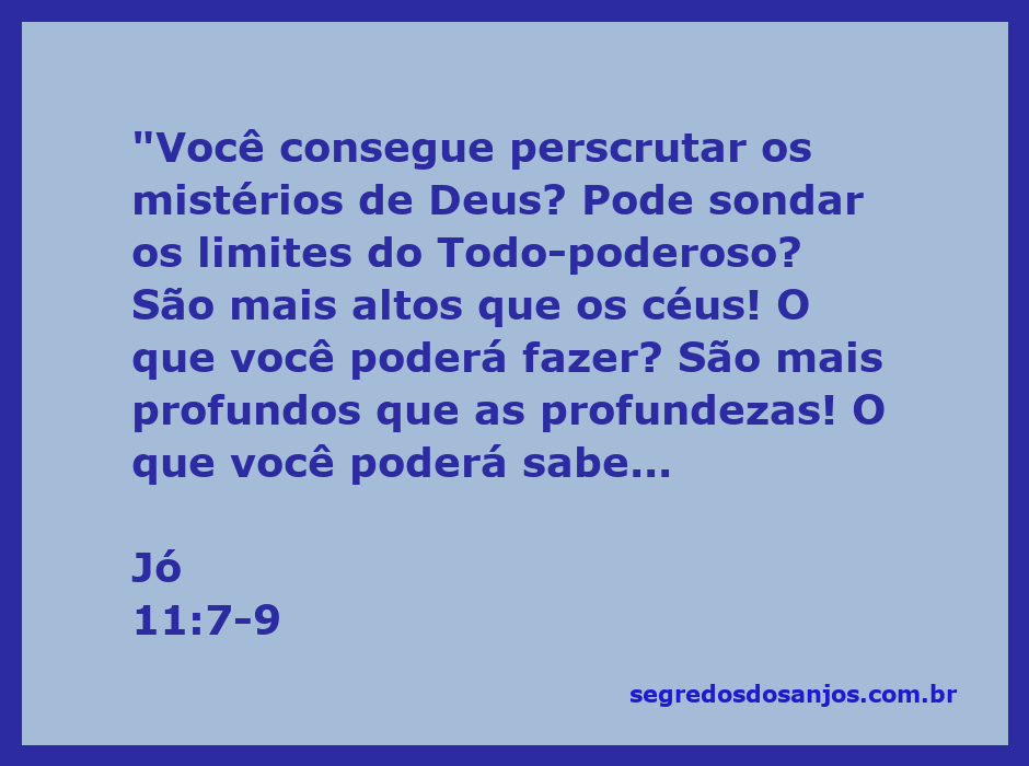 Uma representação artística da passagem de Jó 11:7-9, mostrando a vastidão dos mistérios de Deus em comparação com a criação.