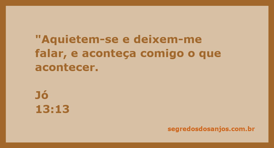 Imagem de Jó falando com firmeza, pedindo atenção enquanto expressa seus pensamentos e sentimentos.