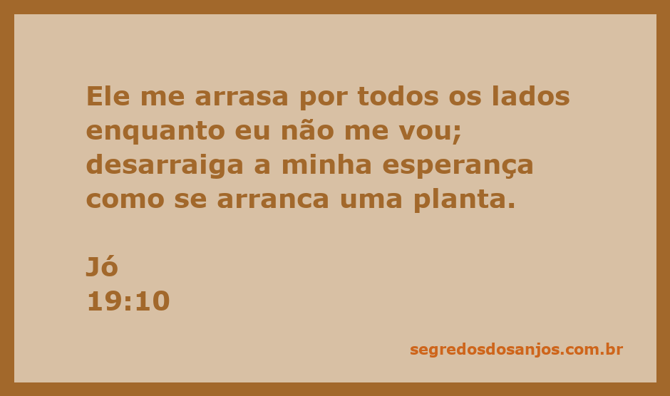 Imagem representando a luta e a desolação de Jó, simbolizando a perda de esperança.