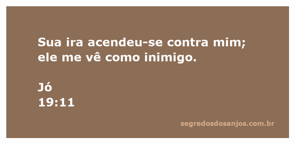 Imagem representando a ira de Deus e o sentimento de ser visto como inimigo, inspirado em Jó 19:11.
