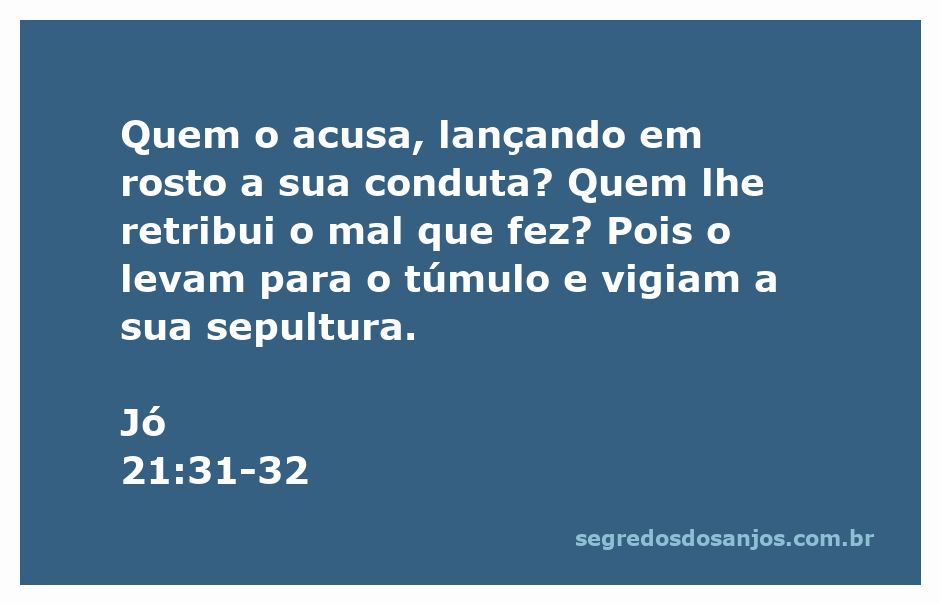 Imagem representativa do versículo Jó 21:31-32, refletindo sobre a indagação da justiça e o destino final do homem.