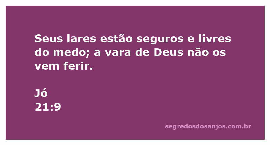 Imagem que ilustra a segurança e a paz dos lares segundo Jó 21:9, mostrando um ambiente tranquilo e protegido.