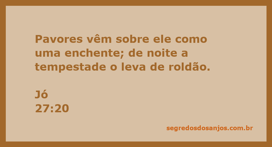 Ilustração de uma tempestade intensa simbolizando os pavores descritos em Jó 27:20.