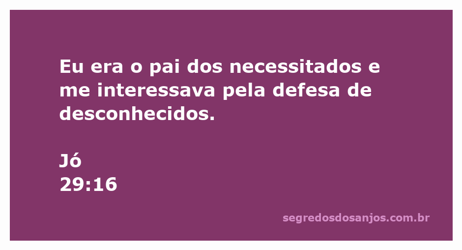 Imagem representativa de Jó, simbolizando compaixão e defesa dos necessitados.