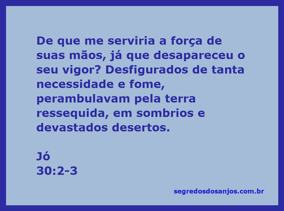 Imagem representando a desolação e a fome, refletindo a passagem de Jó 30:2-3.