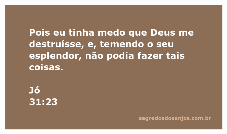 Ilustração de Jó expressando seu temor a Deus, refletindo sobre suas ações e a grandeza divina.