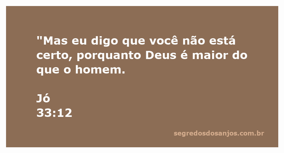 Ilustração do versículo Jó 33:12, destacando a grandeza de Deus em comparação ao homem.