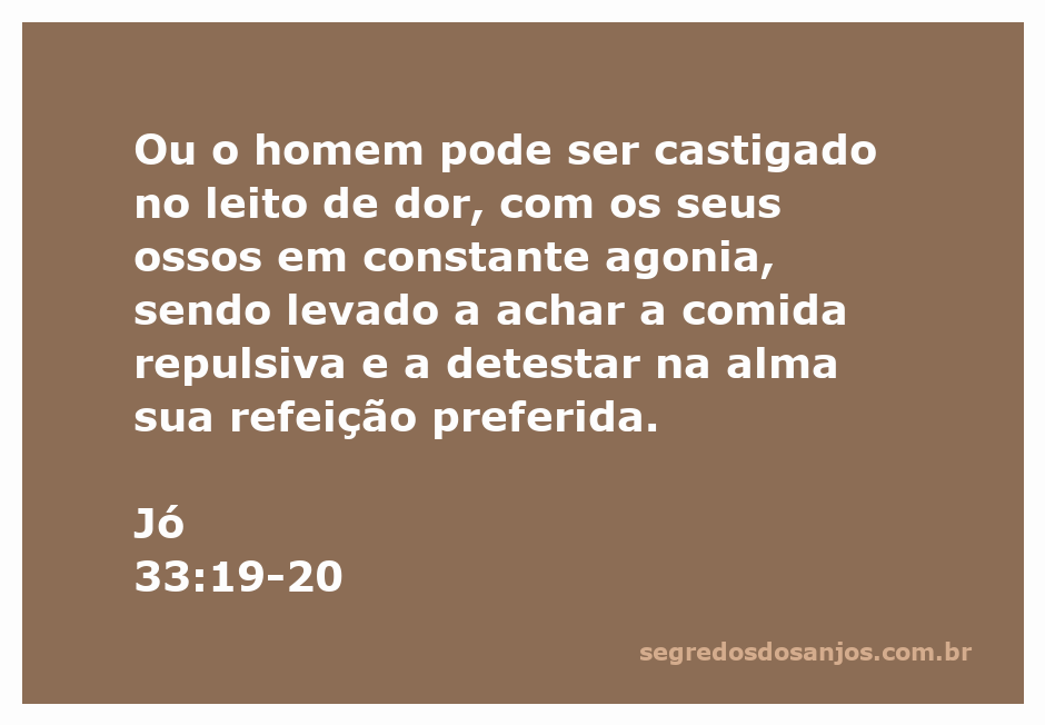 Ilustração do versículo Jó 33:19-20, mostrando um homem em dor extrema, representando a luta interna durante o sofrimento.