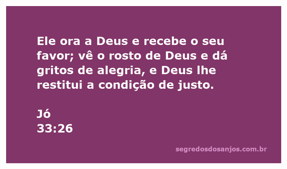 Um homem em oração, buscando a face de Deus, representando a restauração e a justiça espiritual conforme Jó 33:26.