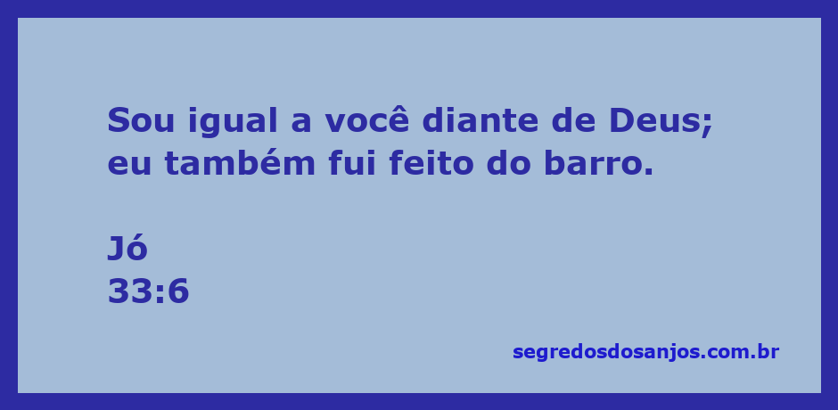 Imagem representativa da igualdade entre o ser humano e Deus, simbolizando que ambos foram feitos do barro.