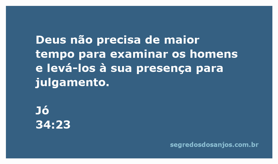 Imagem representando o julgamento divino conforme Jó 34:23, destacando a rapidez com que Deus examina os homens.