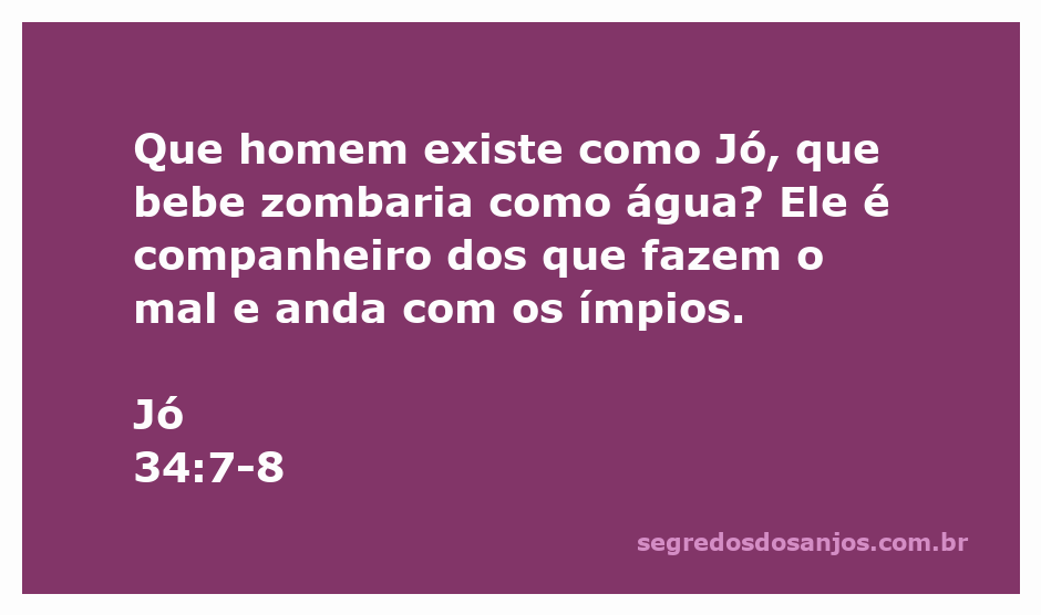 Ilustração de Jó, um homem justo, cercado por zombarias e ímpios, simbolizando a sua resistência à maldade.