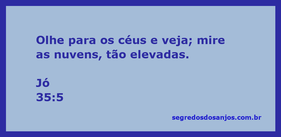 Uma vista do céu azul com nuvens brancas elevadas, simbolizando a reflexão sobre a grandeza de Deus.